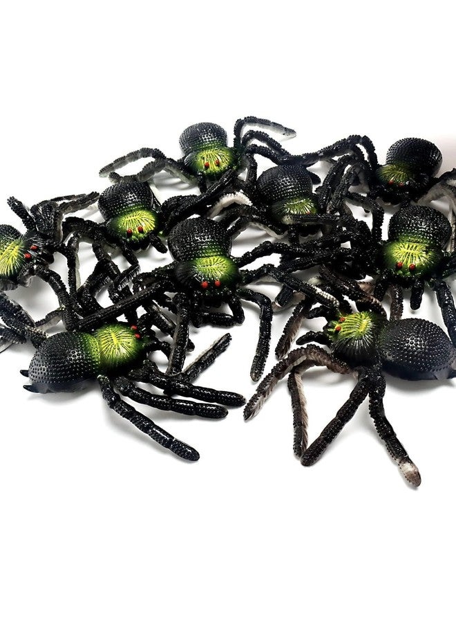 richtots Premium Spider Decorations, Large Spider Rubber Fake Spider Realistic Prank Props for Home Indoor Party Decorations Supplies - Image 4